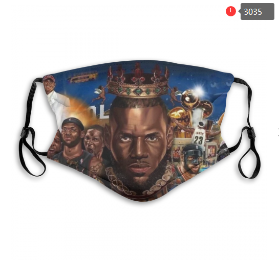 NBA Los Angeles Lakers #30 Dust mask with filter->nba dust mask->Sports Accessory